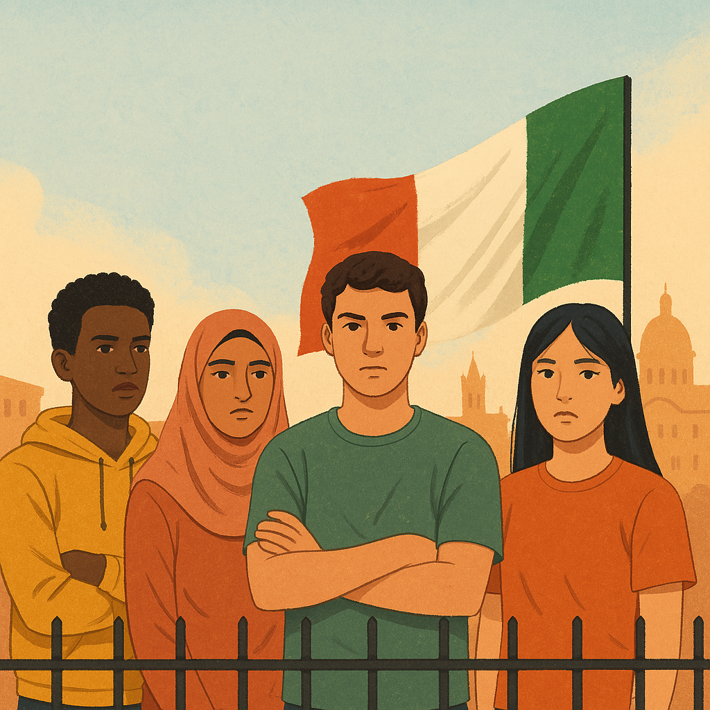 Immagine di ragazza nati in Italia da genitori stranieri