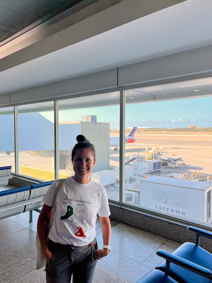 Regular fit unisex crew-neck t-shirt "The Real Italian Language"