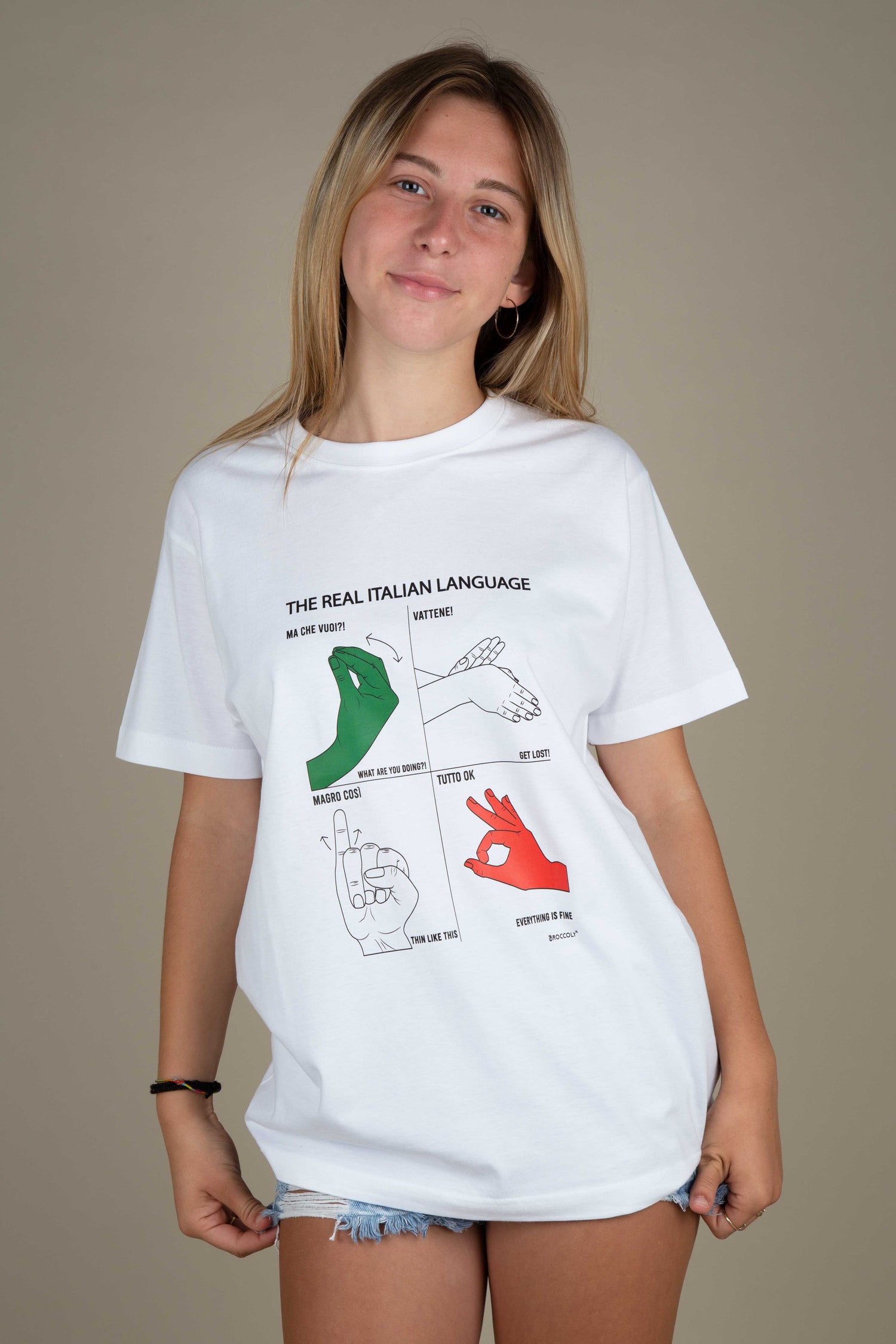 Parla Italiano con le Mani: La T-Shirt che Celebra l'Anima dell'Italia