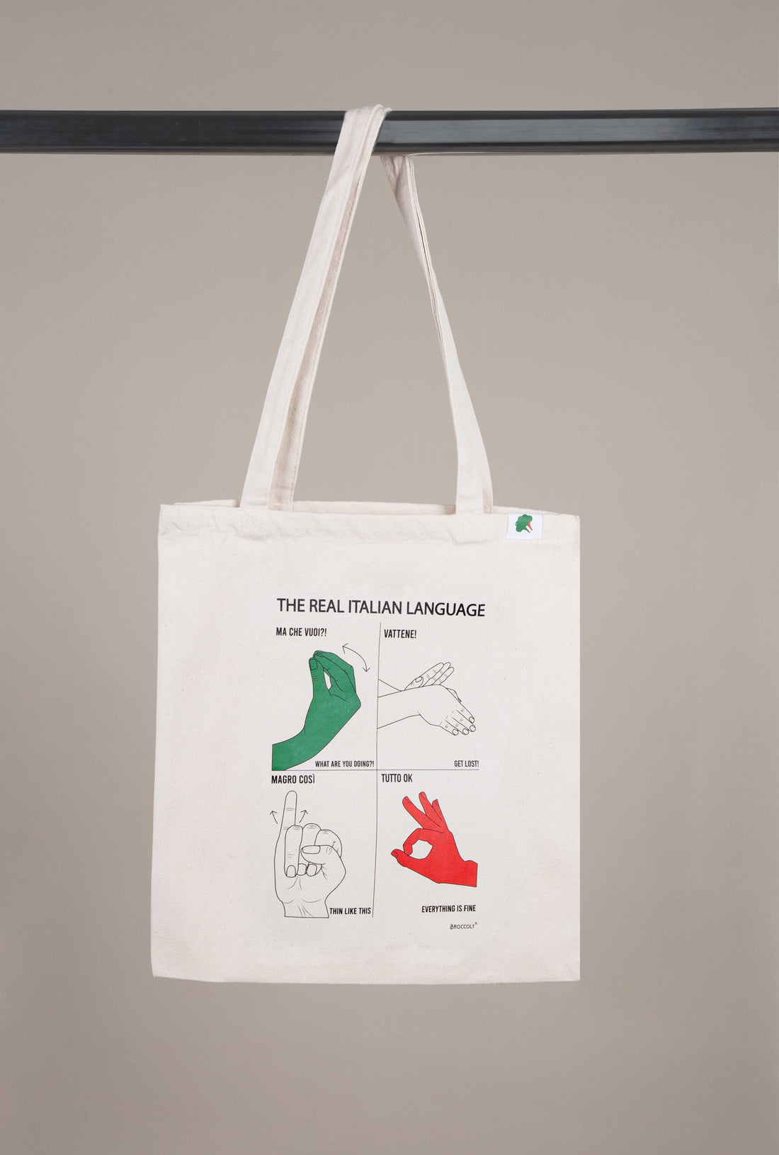 Tote Bag &quot;The real Italian Language&quot;