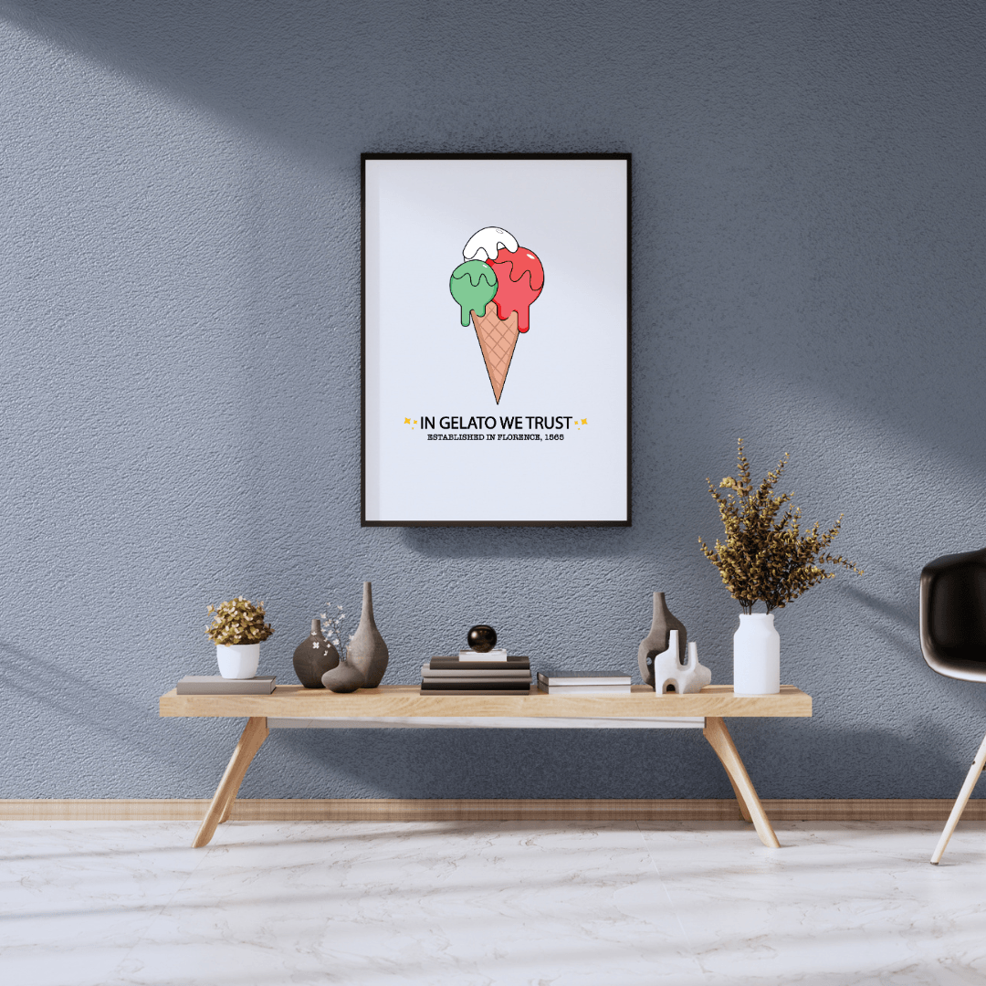 POSTER_IN_GELATO_WE_TRUST - Broccoly®