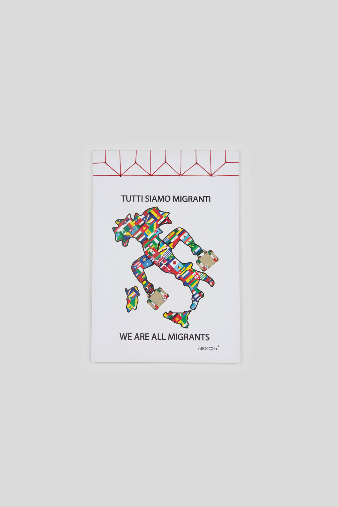 Quaderno artigianale &quot;Tutti siamo migranti&quot;
